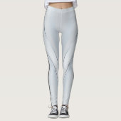 Argent Attoni Doublure Yoga Leggings (Devant)