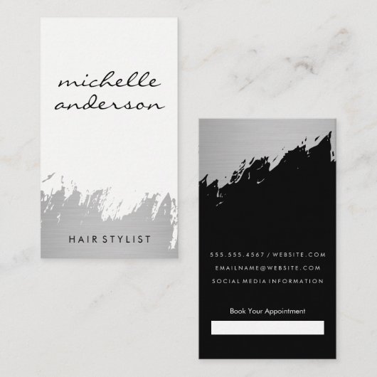 Argent brossé / Rendez-vous (Devant / Derrière)