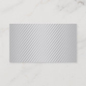 ARGENT CARTE DE VISITE DÉVELOPPÉ (Dos)