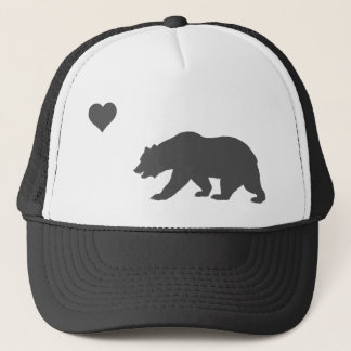 Argent d'amour de la Californie et casquette noir