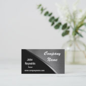 Argent de cool de regard en métal et cartes de (Debout devant)