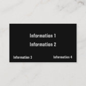 Argent de cool de regard en métal et cartes de (Dos)