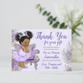 Argent de lavande de Merci de baby shower (Debout devant)