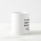 Argent De Strangers Mug Drôle Humour (Centre)