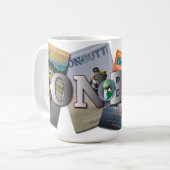 Argent de tasse de café de magnétique d'IB (Devant gauche)