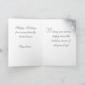 Argent dentaire de carte de Noël (Intérieur)