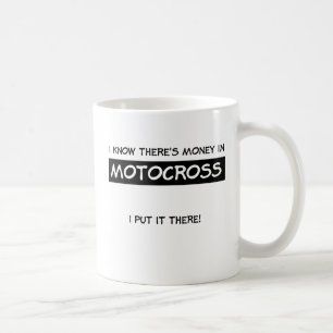 Argent En Motocross Dirt Vélo Mug