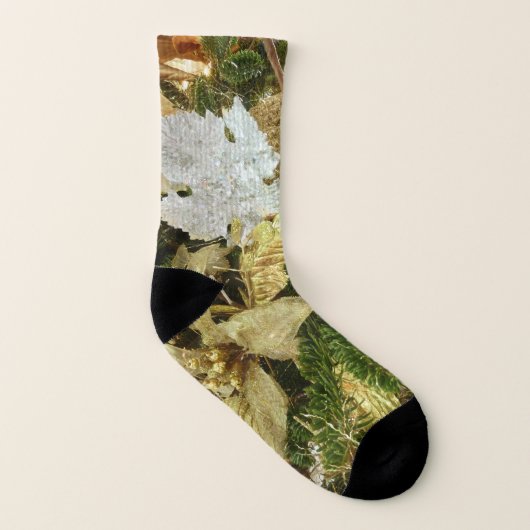 Argent et or Noël Arbre II (Gauche intérieur)