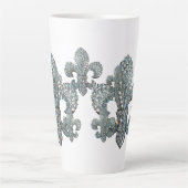 Argent Fleur de lis Scatter Mug (Devant)