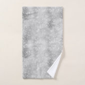 Argent Glitzy Chic Glam Étincelle (Serviette à main)