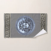 Argent grec renouveau / Medusa gris (Serviette à main)