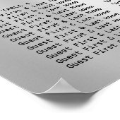 Argent gris-noir sur le tableau de sièges Étincell (Coin)