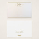 Argent Gris Ombre Script Hair Accessoire Écran (Devant & derrière)