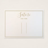 Argent Gris Ombre Script Hair Accessoire Écran (Devant)