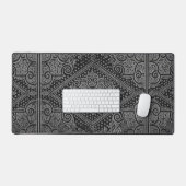 Argent gris ornemental avec sortie initiale (Clavier et souris)