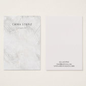 Argent Gris & Paume Rose Dusty ・ Écran de collier (Devant & derrière)