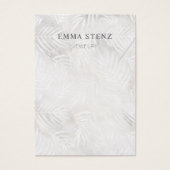 Argent Gris & Paume Rose Dusty ・ Écran de collier (Devant)