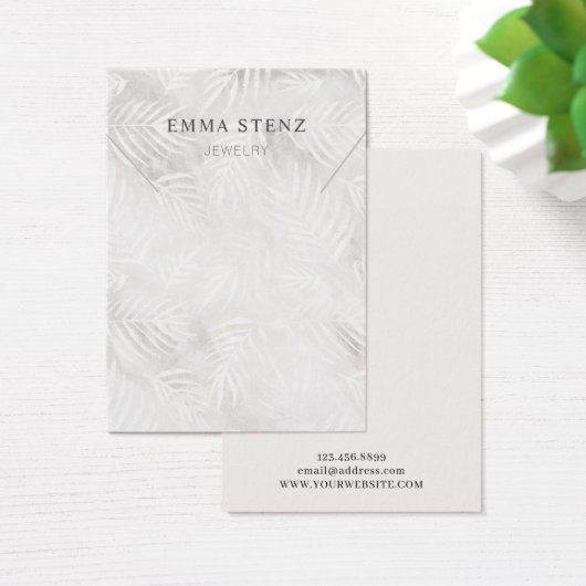 Argent Gris & Paume Rose Dusty ・ Écran de collier (Bureau)