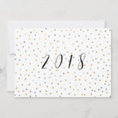 Argent + Invitation de partie de réveillon de la (Dos)