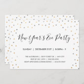 Argent + Invitation de partie de réveillon de la (Devant / Derrière)