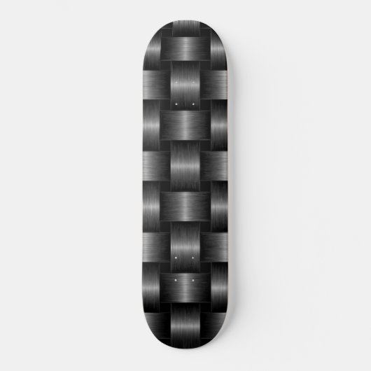 Argent Lattice Skateboard Design moderne (Recto)