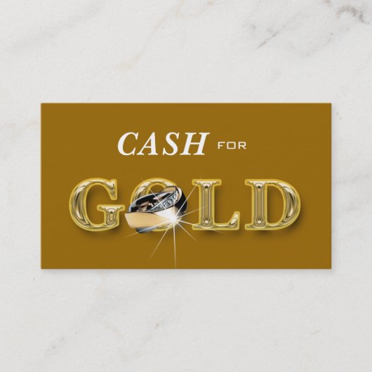 Argent liquide de cartes de visite de bijoux pour (Devant)