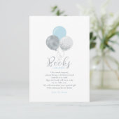 Argent, Livres bleus pour bébé, Carte de demande d (Debout devant)