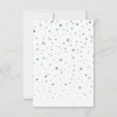 Argent, Livres bleus pour bébé, Carte de demande d (Dos)