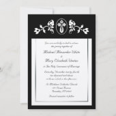 Argent métallique - Invitations de mariage orthodo (Devant)