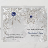 argent neiges de la marine programme de mariage d' (Devant / Derrière)