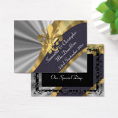 Argent, or mariage grâce merci tag (Bureau)