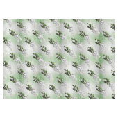 Argent Ornament blanc ruban nappe de Noël (Devant (Horizontal))