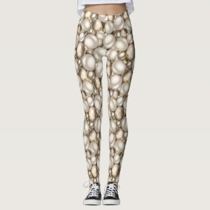 argent ornements de noël xmas leggings