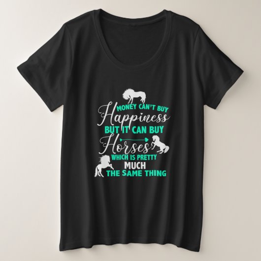 Argent Peut Acheter Des Chevaux Vert Menthe (Design devant)