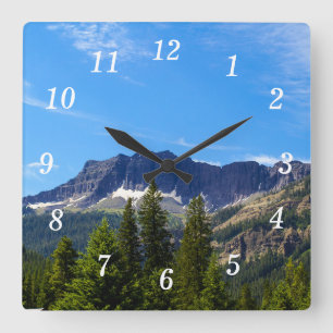Argent Porte Montana Horloge murale