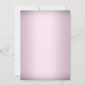 Argent rose Damask Tiara Sweet 16 Invitation (Dos)