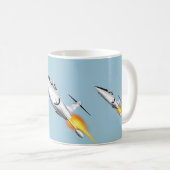 Argent Starfighter F104 Mug (Devant droit)