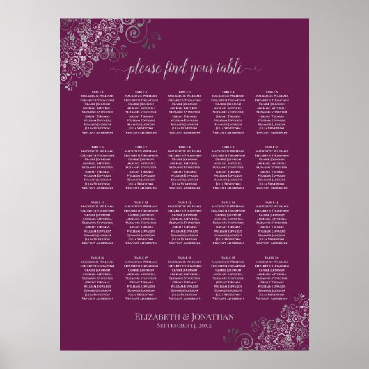 Argent sur Cassis 20 Tableau Mariage (Devant)