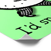 Argent Sur Les Vélos Dirt Motocross Drôle Poster (Coin)