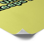 Argent Talks Drôle Poster Signe Imprimer (Coin)