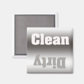 Argent Taupe Magnet nettoyé (Recto/Verso)