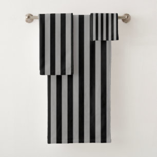 Argent vertical et rayures noires
