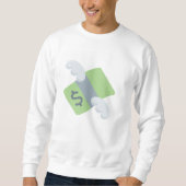 argent volant émoji sweatshirt (Devant)