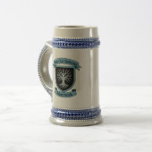 Argent Wish Crest et la devise Mug (Devant gauche)