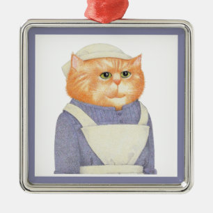 Argenté COOK CAT Premium Carré Ornement