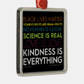 Argenté #KindnessIsEverything Ornement Carré (Droite)