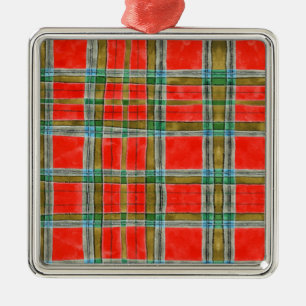 Argenté MAC BAIN TARTAN Premium Carré Ornement