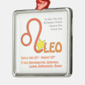 Argenté Ornement carré de traits de Lion (Gauche)