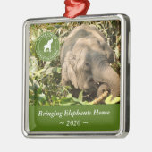 Argenté Ornement Carré NFEF (Gauche)