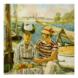 Argenteuil Edouard Manet Perfect Poster